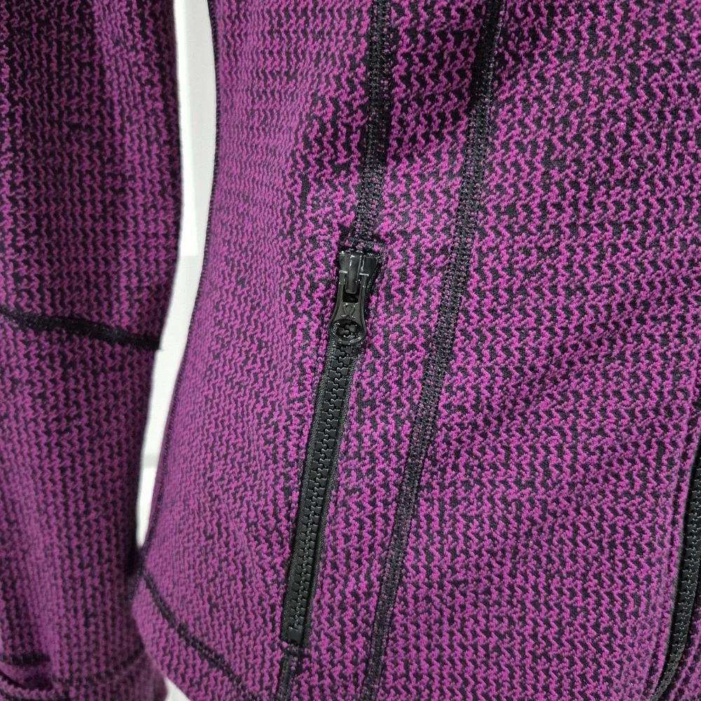 Lululemon Define Jacket Womens 10 Deep Fuschia Teeny Tooth Fitted Fall Hiking